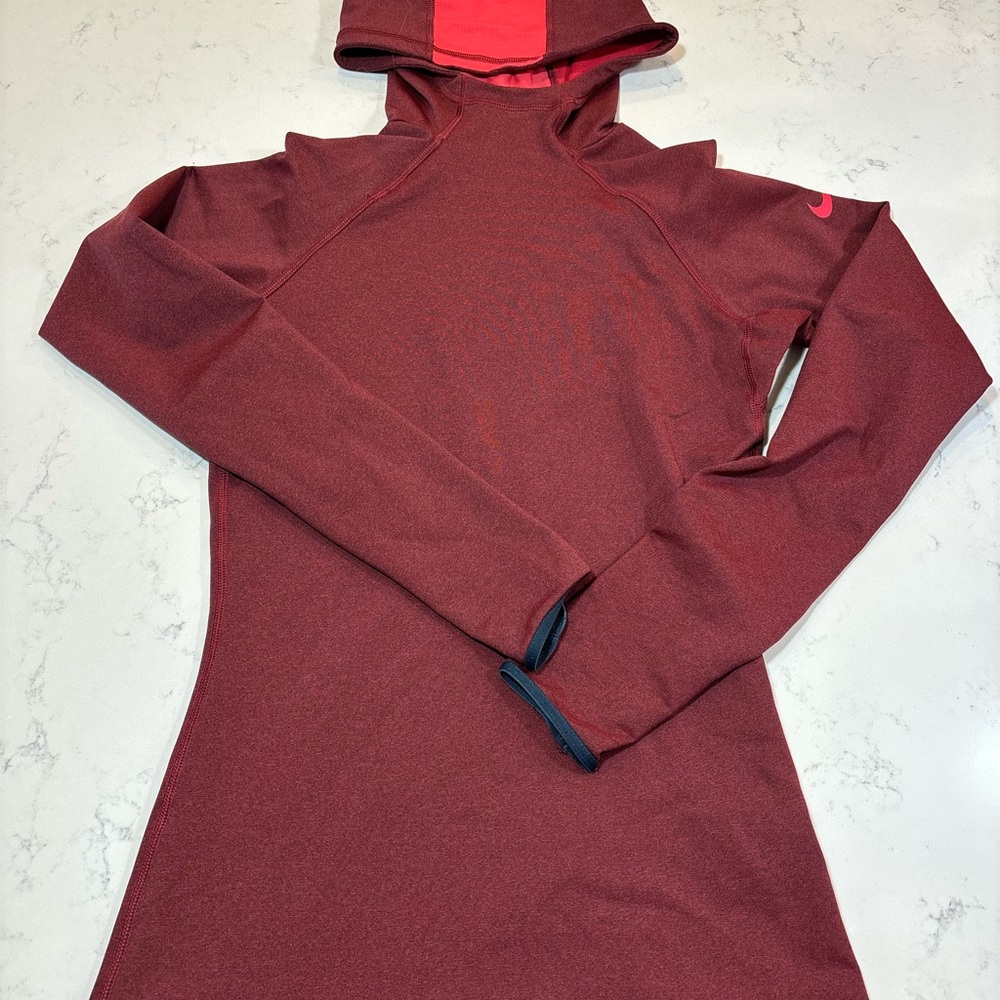 Dri fit long sleeve running hoodie